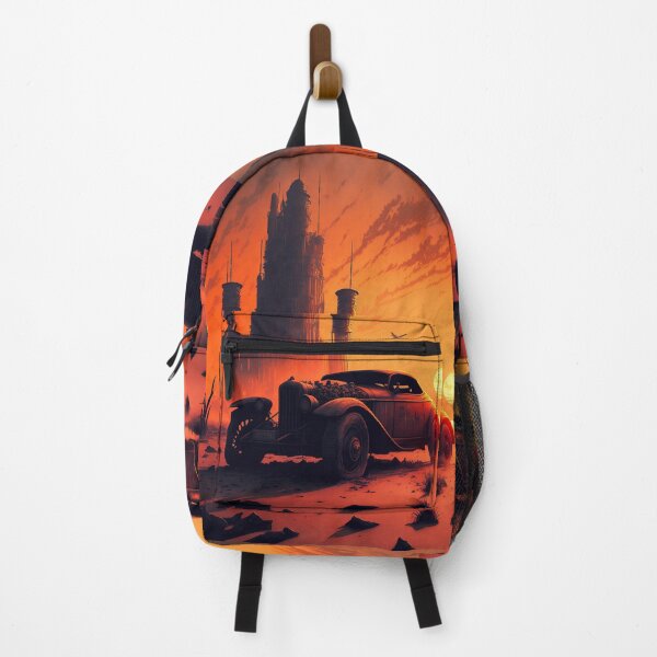 Item preview, Dystopian Sunrise: A Post-Apocalyptic Hot Rod Scene for Fans of Brutalism and American Industry #15 designed and sold by RodZnRoll.