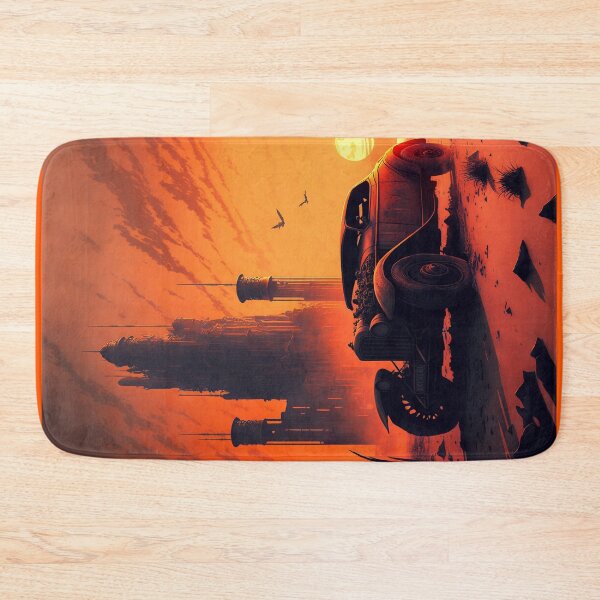 Item preview, Dystopian Sunrise: A Post-Apocalyptic Hot Rod Scene for Fans of Brutalism and American Industry #15 designed and sold by RodZnRoll.