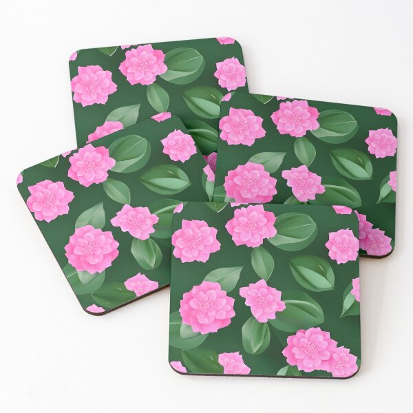 Item preview, Pink camellia flower background designed and sold by gramizzia.