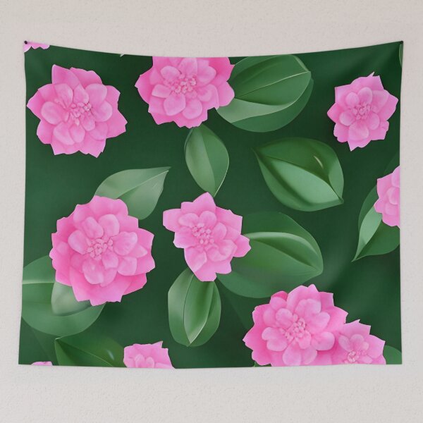 Item preview, Pink camellia flower background designed and sold by gramizzia.