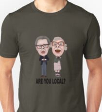 The League of Gentlemen Inspired Tubbs and Edward Are You Local Ilustration Unisex T-Shirt