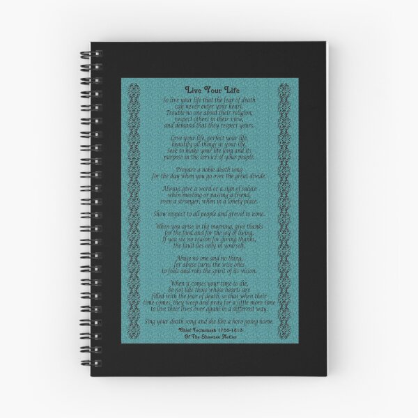 Item preview, "Live Your Life"  by Chief Tecumseh Turquoise  designed and sold by Irisangel.