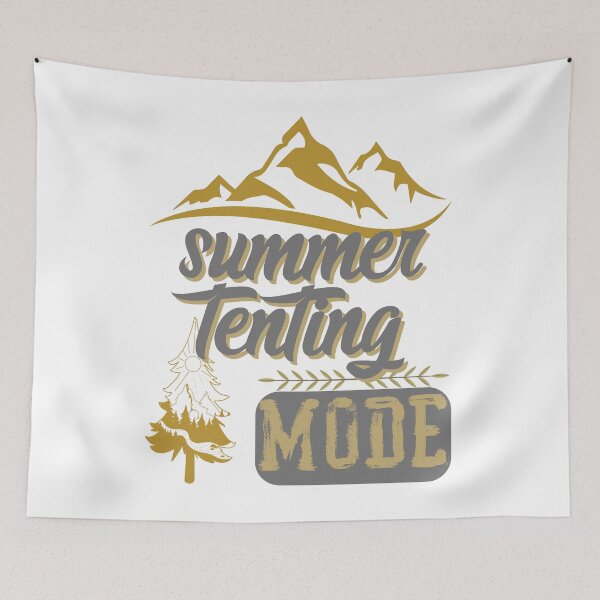 Item preview, summer tenting mode, forest river sun inside tree pine designed and sold by movie-popcorn.