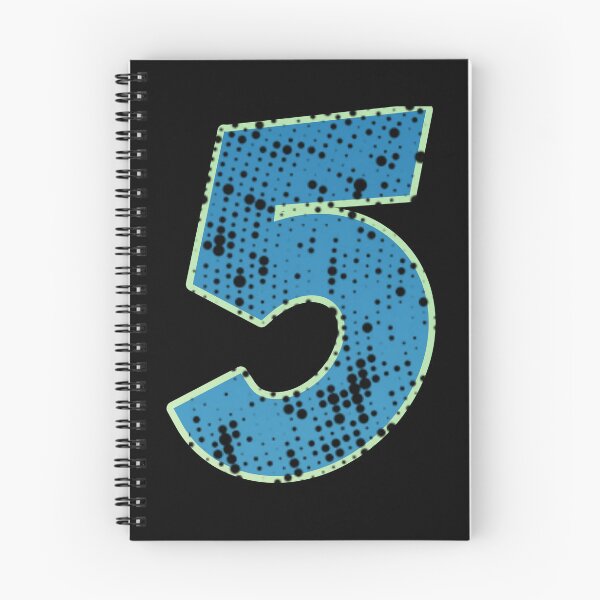 Item preview, Blue Number Shine-five designed and sold by TVstuff.