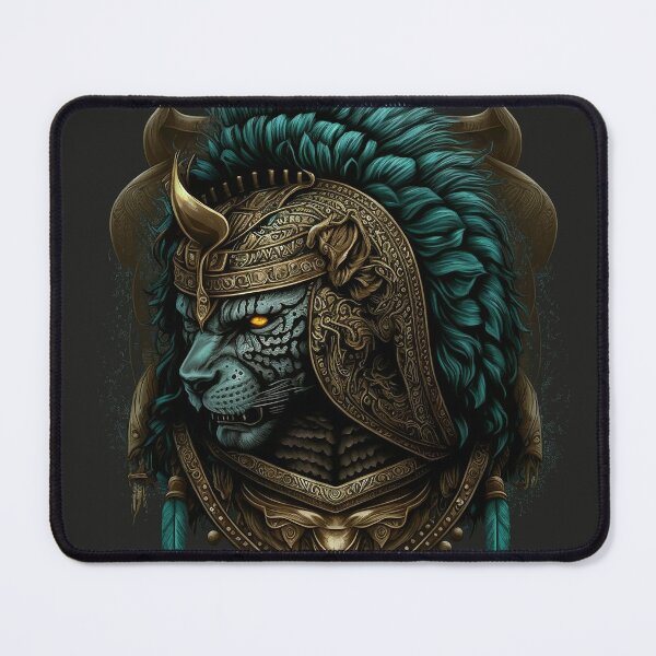 Item preview, Aztec Jaguar Warrior - Fantastical Design designed and sold by RuizCreative.