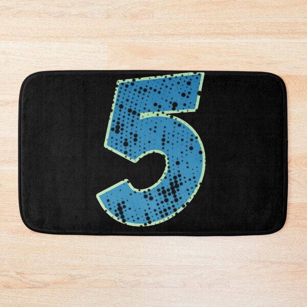 Item preview, Blue Number Shine-five designed and sold by TVstuff.