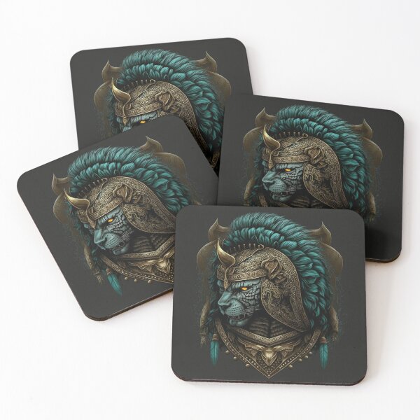 Item preview, Aztec Jaguar Warrior - Fantastical Design designed and sold by RuizCreative.