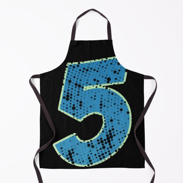 Item preview, Blue Number Shine-five designed and sold by TVstuff.