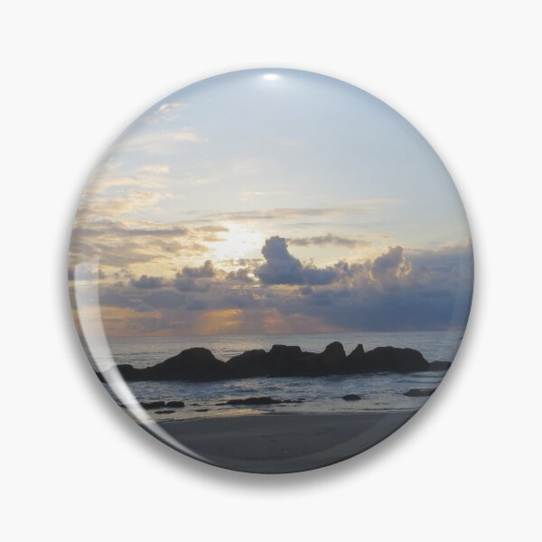 Item preview, Sunset over the Pacific Ocean - Central Oregon Coast At Low Tide designed and sold by TechLaughs.