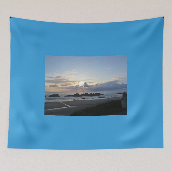 Item preview, Sunset over the Pacific Ocean - Central Oregon Coast At Low Tide designed and sold by TechLaughs.
