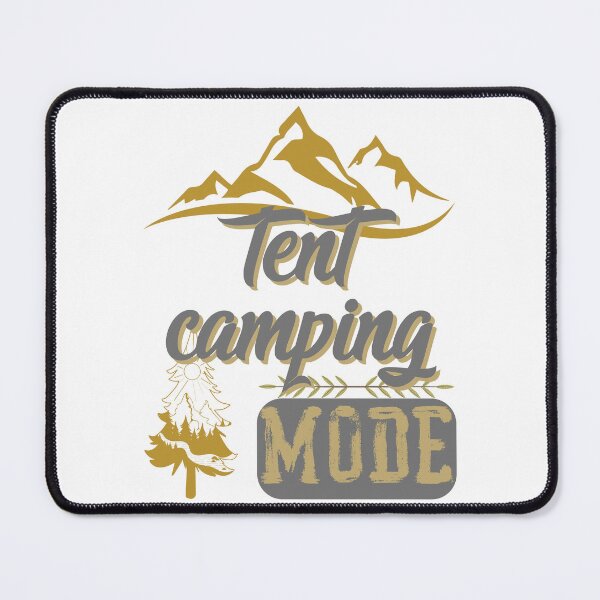 Item preview, tent camping mode, forest river sun inside tree pine designed and sold by movie-popcorn.