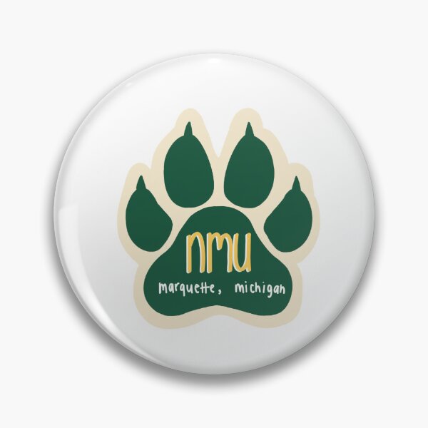 Item preview, nmu wildcats pawprint designed and sold by anarose127.