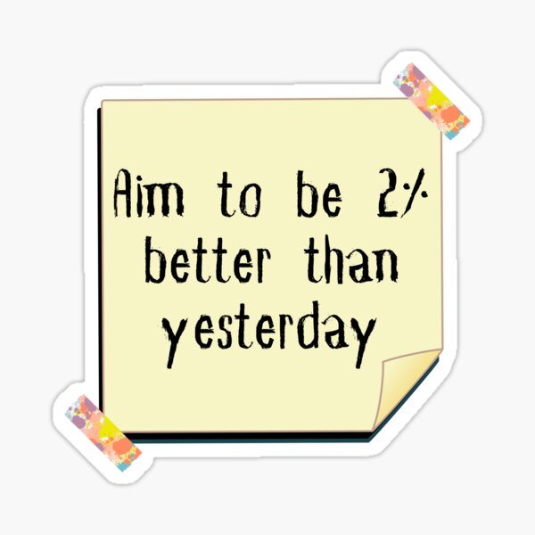 A Gentle Reminder - Better Today Than Yesterday (BTTY)