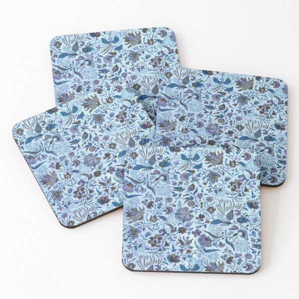 Item preview, Vintage Fabric Recolored Blue designed and sold by Hybridized.