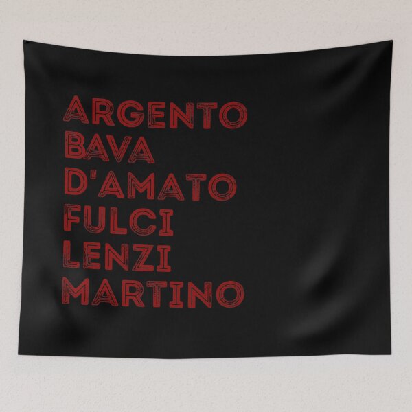 Item preview, Italian Horror and Giallo Directors designed and sold by AUZANA.