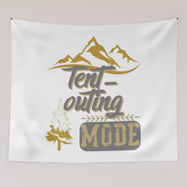 Item preview, tent- outing mode, forest river sun inside tree pine designed and sold by movie-popcorn.