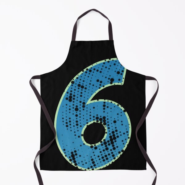 Item preview, Blue Number Shine-six designed and sold by TVstuff.