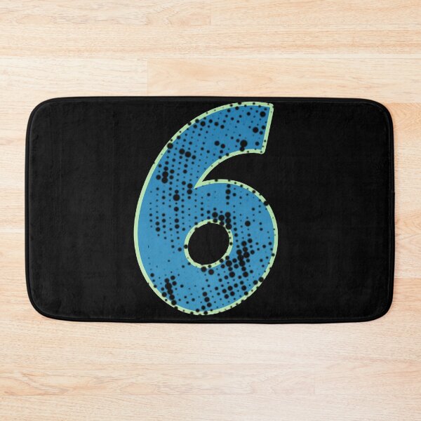 Item preview,  Blue Number Shine-six designed and sold by TVstuff.
