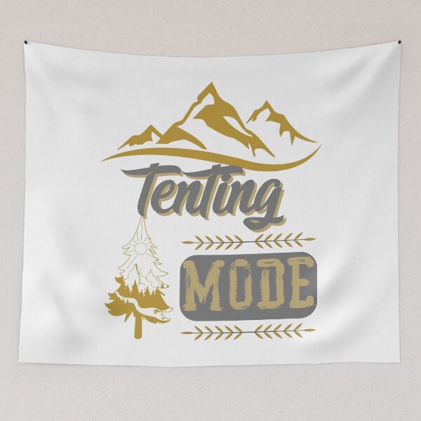 Item preview, tenting mode, forest river sun inside tree pine designed and sold by movie-popcorn.