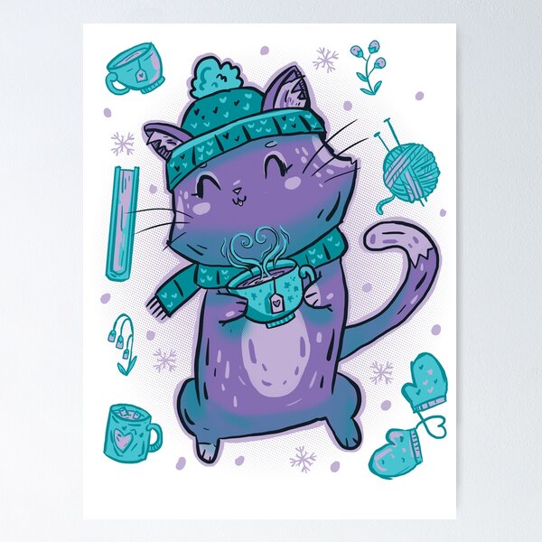 Item preview, Cozy cat designed and sold by norsedogstudio.