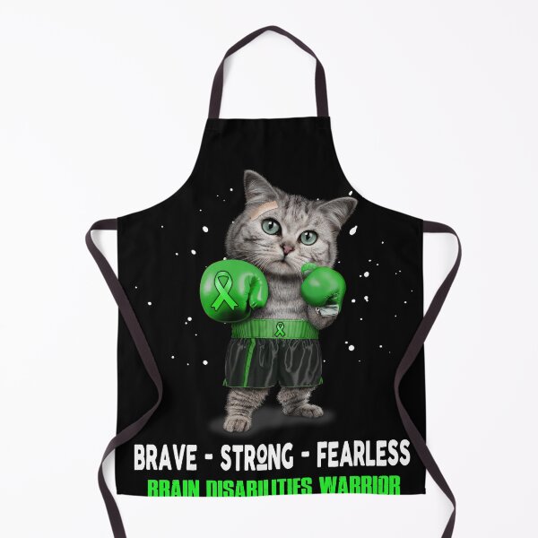 Item preview, Brain Disabilities Warrior - BRAVE STRONG FEARLESS designed and sold by Berriosly.