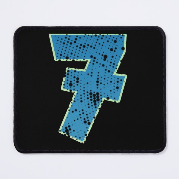 Item preview, Blue Number Shine-seven designed and sold by TVstuff.