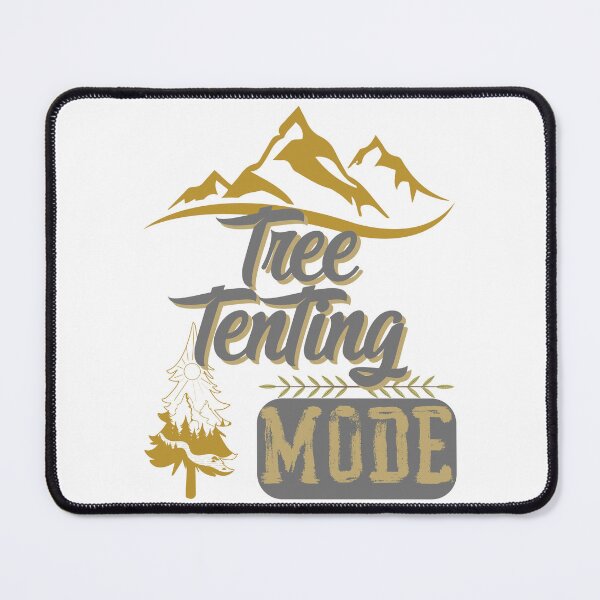 Item preview, tree tenting mode, forest river sun inside tree pine designed and sold by movie-popcorn.
