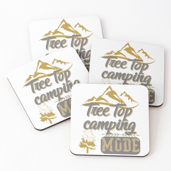 Item preview, tree top camping mode, forest river sun inside tree pine designed and sold by movie-popcorn.