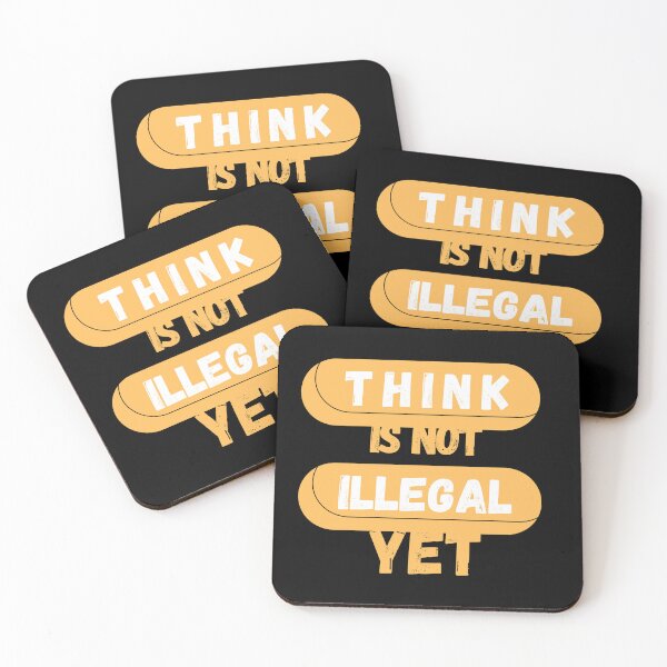 Item preview, Think Is Not Illegal Yet designed and sold by mu-art.