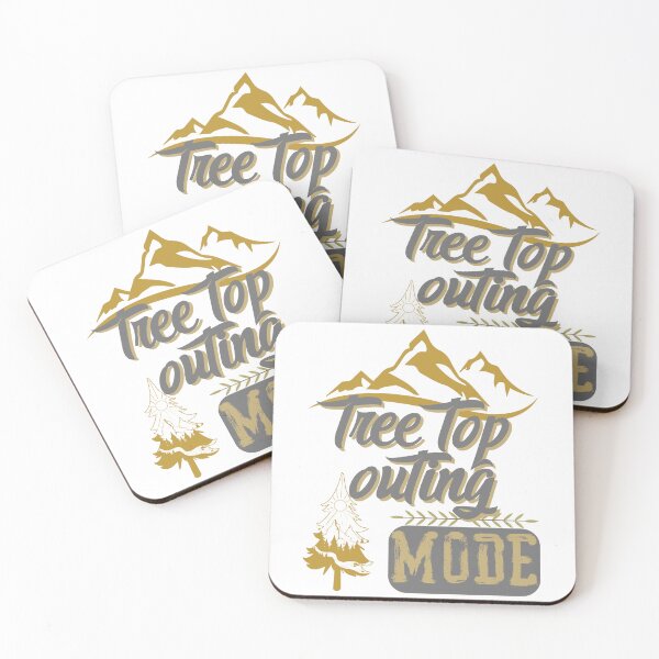 Item preview, tree top outing mode, forest river sun inside tree pine designed and sold by movie-popcorn.