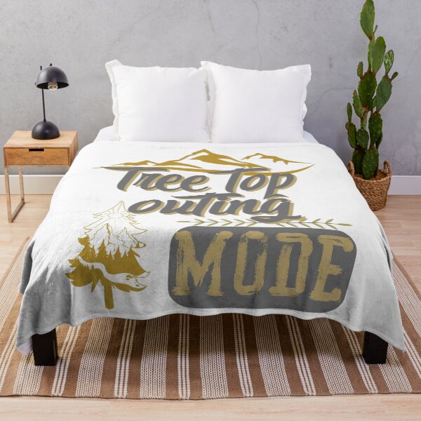Item preview, tree top outing mode, forest river sun inside tree pine designed and sold by movie-popcorn.
