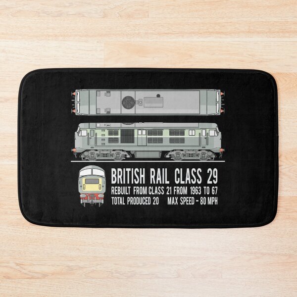 Item preview, British Rail Class 29 Diesel Electric Locomotive Train Diagram Gift designed and sold by Maljonic.