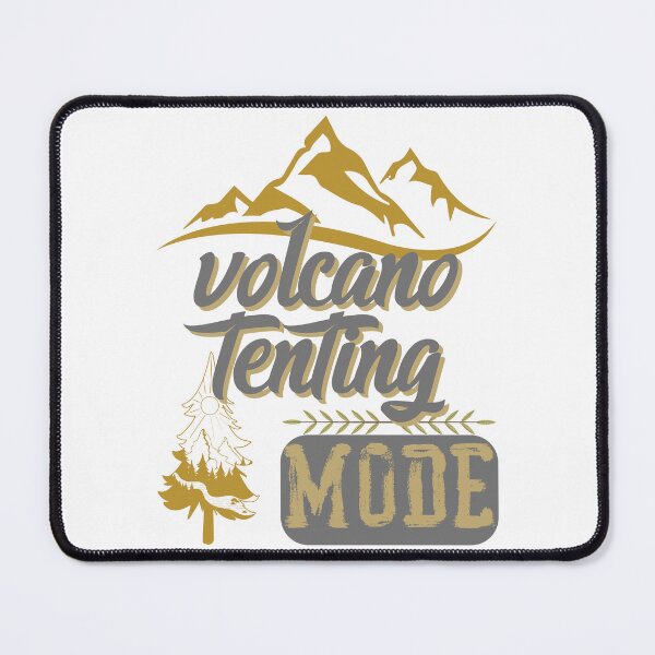 Item preview, volcano tenting mode, forest river sun inside tree pine designed and sold by movie-popcorn.