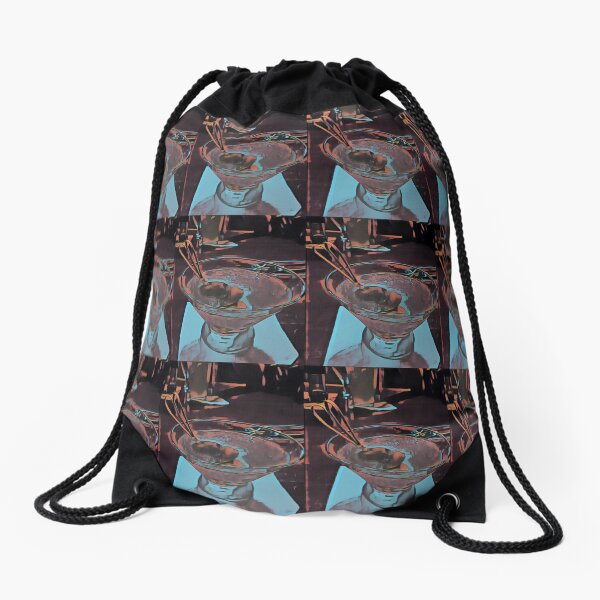 Martini Madness 3 Original Photography by Tony DuPuis Drawstring Bag