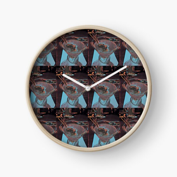Martini Madness 3 Original Photography by Tony DuPuis Clock