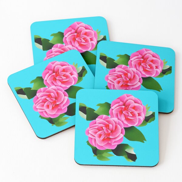 Item preview, Pink camellia flower designed and sold by gramizzia.