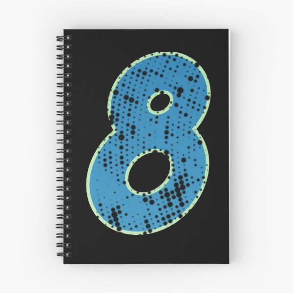 Item preview, Blue Number Shine-eight designed and sold by TVstuff.