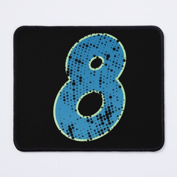 Item preview, Blue Number Shine-eight designed and sold by TVstuff.