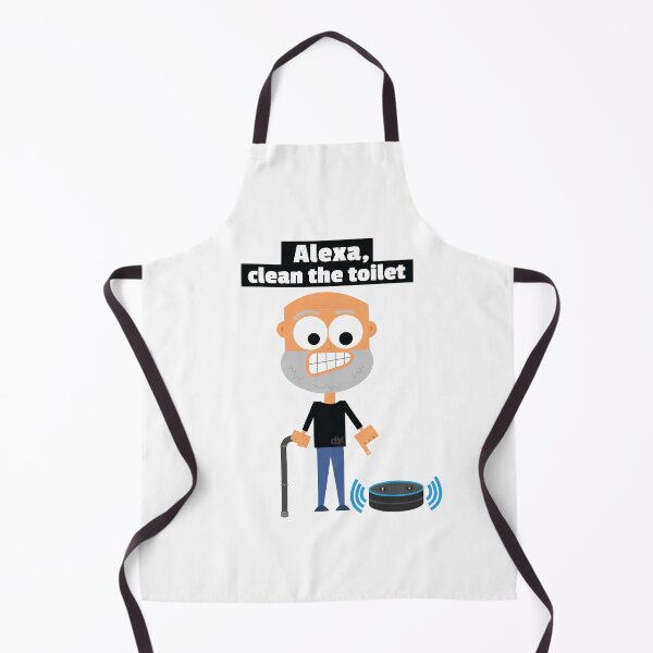 Item preview, Alexa, clean the toilet. Alexa Assistant Meme Funny Request Command Demad Joke LOL designed and sold by doseofwin.