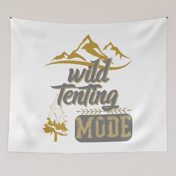 Item preview, wild tenting mode, forest river sun inside tree pine designed and sold by movie-popcorn.