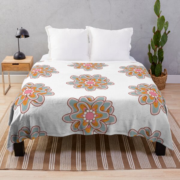 Item preview, Cool Retro Flower - Cartoon Style Hand Drawn designed and sold by greenoriginals.