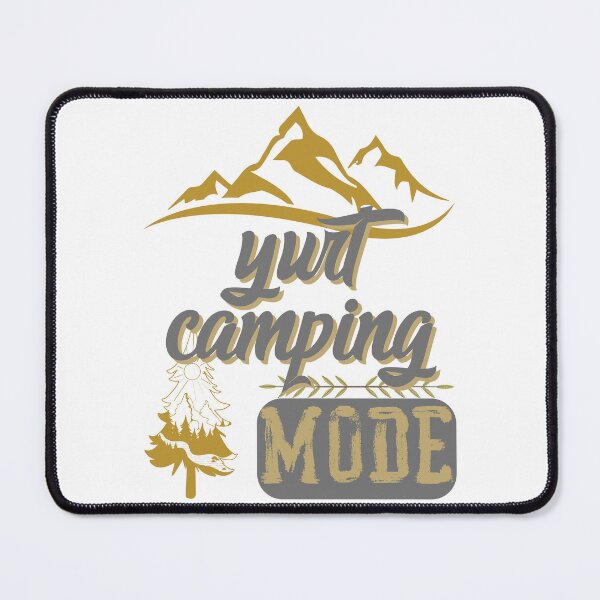 Item preview, yurt camping mode, forest river sun inside tree pine designed and sold by movie-popcorn.