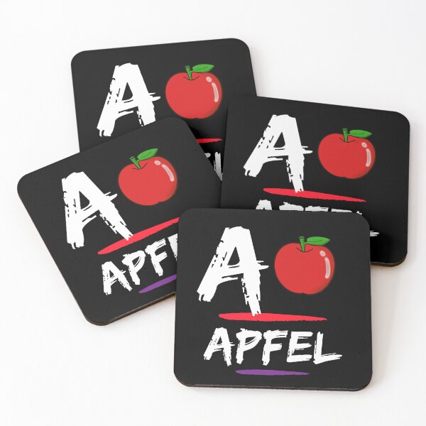 Item preview, A is for Apple - German designed and sold by BearLoveDesign.