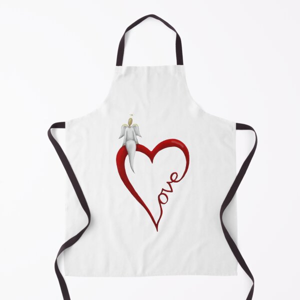 Item preview, Love Is All Around Angel & Red Heart designed and sold by JAYNE TUNNEY.