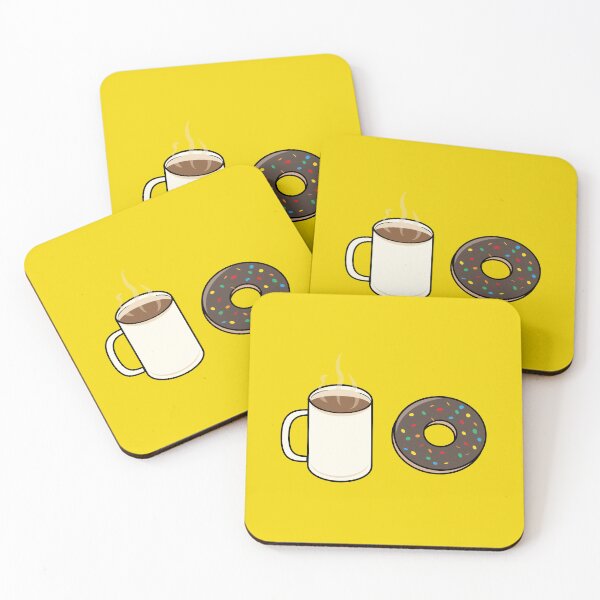 Item preview, Coffee and doughnut designed and sold by fluffyfamcraft.