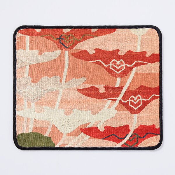 Item preview, Frida Hansen Pink Art Nouveau Textile, 1800s designed and sold by Vintage Wall Art.