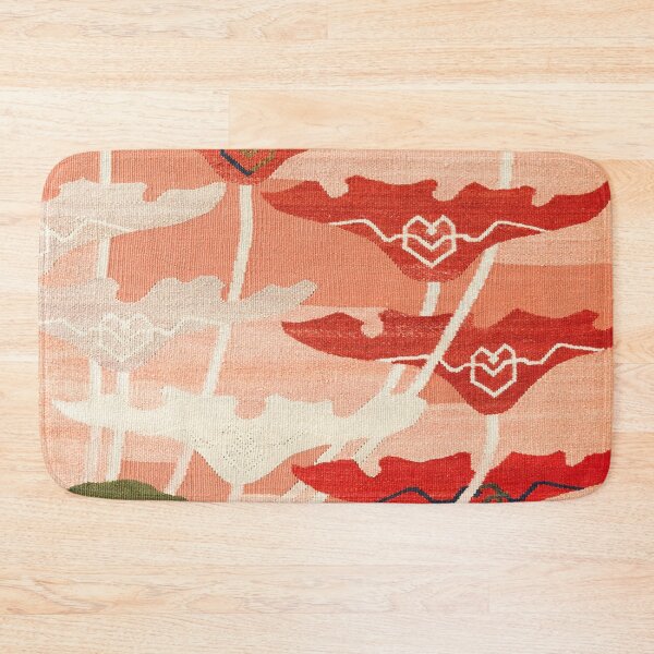 Item preview, Frida Hansen Pink Art Nouveau Textile, 1800s designed and sold by Vintage Wall Art.