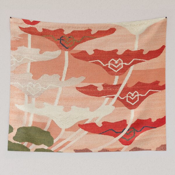 Item preview, Frida Hansen Textil Art Nouveau rosa, 1800 designed and sold by Vintage Wall Art.