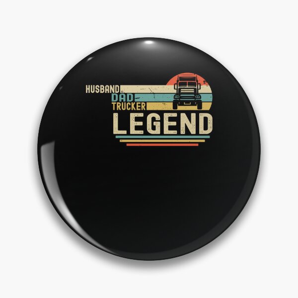 Item preview, Husband Dad Trucker Legend Funny Truck Driver Trucking Vintage designed and sold by Leader Shirts.