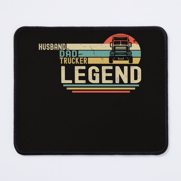 Item preview, Husband Dad Trucker Legend Funny Truck Driver Trucking Vintage designed and sold by Leader Shirts.